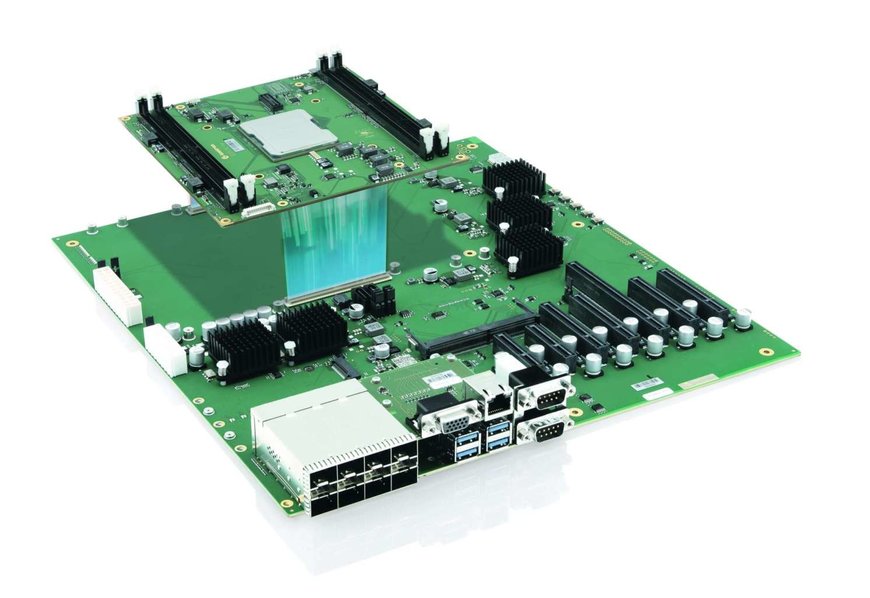 New Kontron COM-HPC® Server Module with Intel Xeon D-2700 processor family for high-end Edge Computing